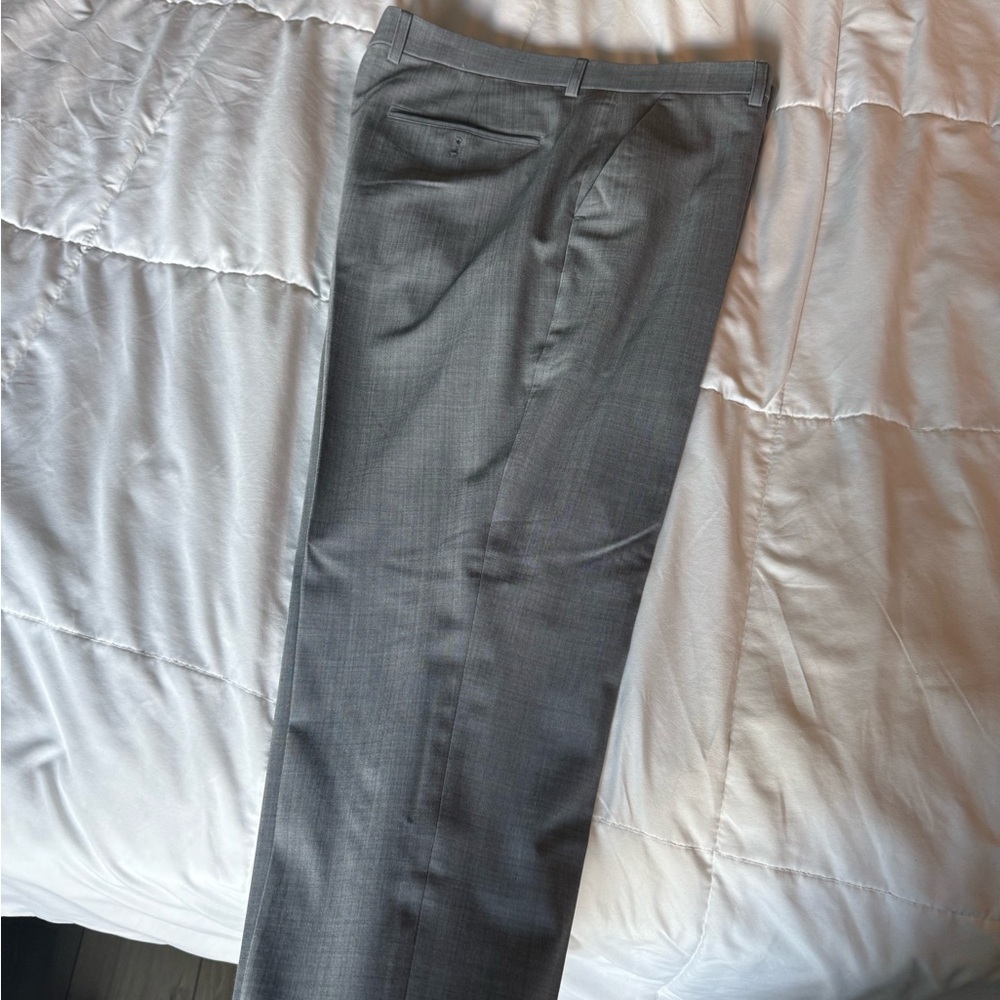 Express Charcoal Slim Fit Trousers